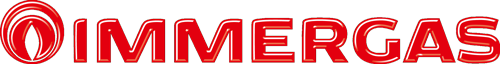 Logo ufficiale Immergas, azienda italiana leader nella produzione di caldaie e soluzioni per il riscaldamento
